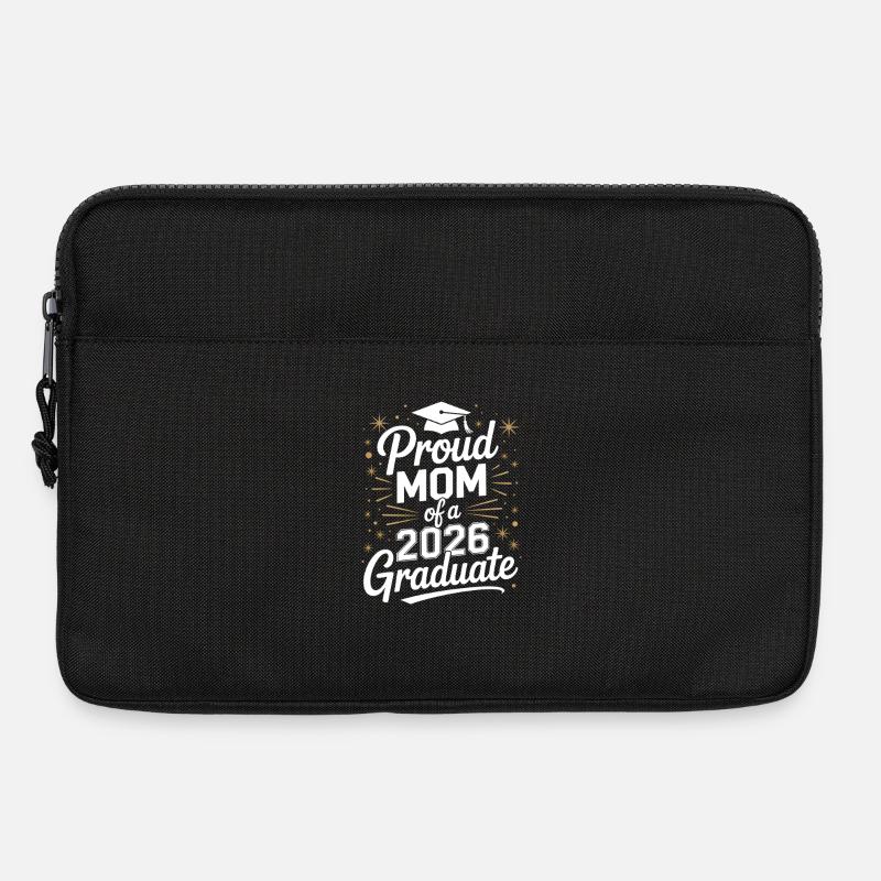 Stolze Mutter eines Absolventen des Jahres 2026 - Laptoptasche 13" - Schwarz