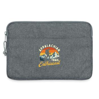 Appalachian Trail Enthusiast Outdoor Wandern Zitat - Laptoptasche 13" - Grau meliert - Vorne