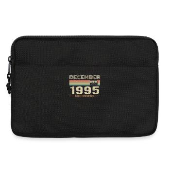 December 1995 Birthday December 1995 December - Laptop bag 13" - black - Front