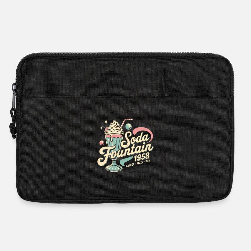 Soda Fountain 1958 - Laptoptasche 13" - Schwarz