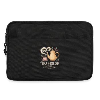 Vintage Tea Advertising - Laptop bag 13" - black - Front
