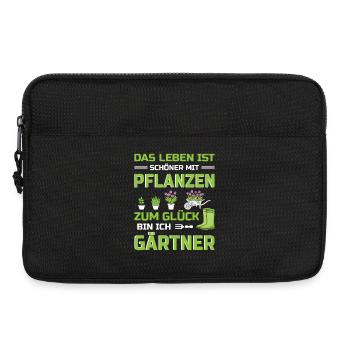 Garden Gardener Gardening Gardening Gardening Gardening - Laptop bag 13" - black - Front