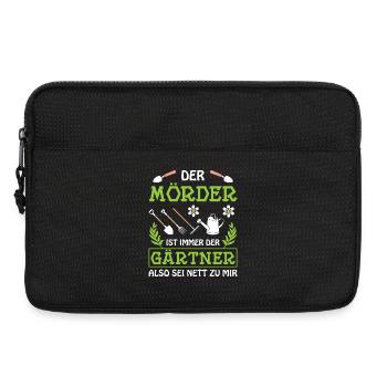 Garden Gardener Gardening Gardening Gardening Gardening - Laptop bag 13" - black - Front