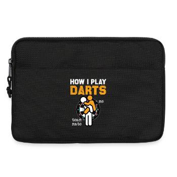 Darts Hug Team Spirit - Laptop bag 13" - black - Front