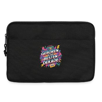 Né dans la meilleure décennie - Sacoche pour ordinateur portable 13 pouces - noir - Devant