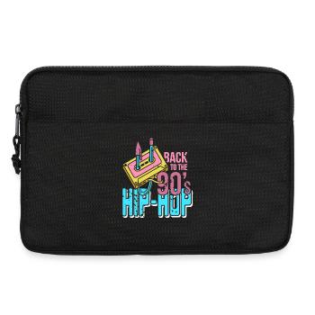 Rewind 90s Beat Rhythm Cassette Culture Sound - Laptoptasche 13" - Schwarz - Vorne