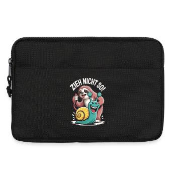 Zieh Nicht So Sloth Humor - Laptoptasche 13" - Schwarz - Vorne