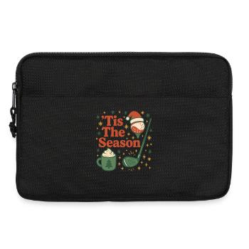 Festive Golfing Cheer: 'Tis The Season - Laptop bag 13" - black - Front