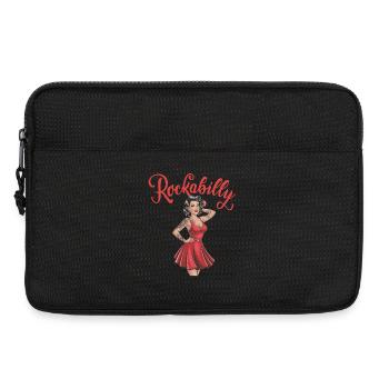 Rockabilly Vintage Pin-up Tattoo Style - Laptoptasche 13" - Schwarz - Vorne