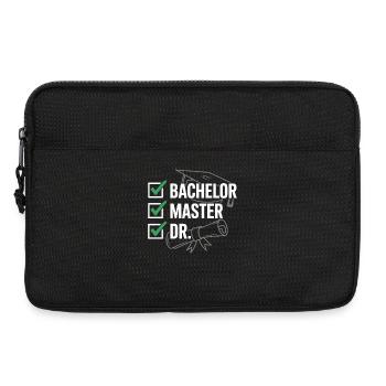 Bannière de remise des diplômes Bachelor Master Dr - Sacoche pour ordinateur portable 13 pouces - noir - Devant