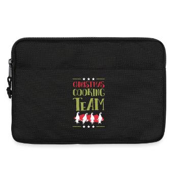 Équipe de pâtisserie de Noël - Sacoche pour ordinateur portable 13 pouces - noir - Devant