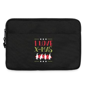 Ich Liebe Xmas Weihnachten - Laptoptasche 13" - Schwarz - Vorne