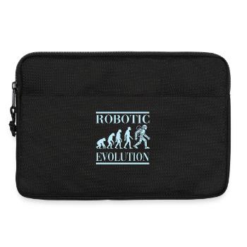 Roboter Evolution Fortschritt Mensch Zukunft - Laptoptasche 13" - Schwarz - Vorne