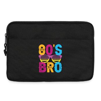 80s Birthday 80s Fancy Dress Party - Laptop bag 13" - black - Front