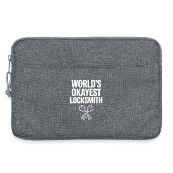 Serrurier le plus acceptable du monde - Sacoche pour ordinateur portable 13 pouces - gris chiné - Devant