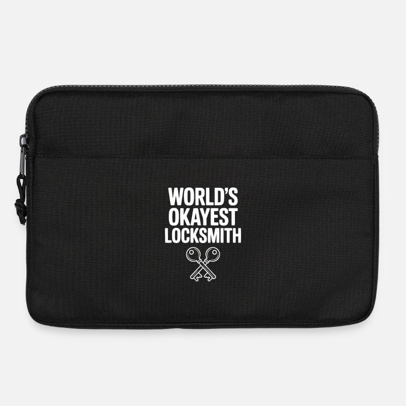 Der okayste Schlosser der Welt - Laptoptasche 13" - Schwarz