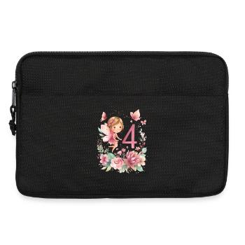 Birthday 4Girl Butterfly Fairy Party - Laptop bag 13" - black - Front