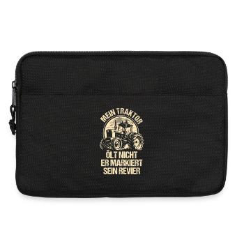 Landwirt Bauernhof Farmer Bauer Traktor - Laptoptasche 13" - Schwarz - Vorne