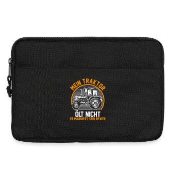 Landwirt Bauernhof Farmer Bauer Traktor - Laptoptasche 13" - Schwarz - Vorne