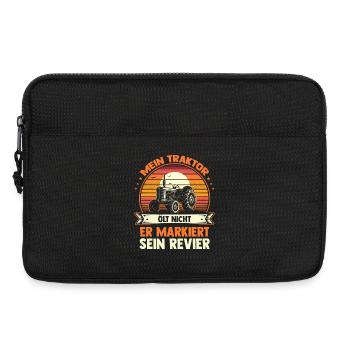 Landwirt Bauernhof Farmer Bauer Traktor - Laptoptasche 13" - Schwarz - Vorne