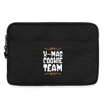 X-Mas Kekse Team - Laptoptasche 13" - Schwarz - Vorne