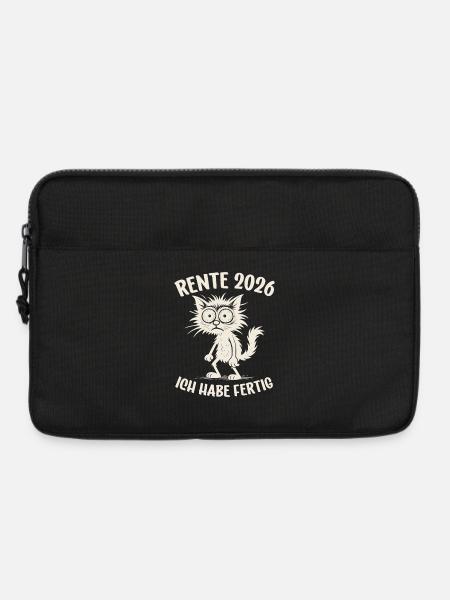 Rente 2026 Ich habe fertig Rente Renteneintritt - Laptoptasche 13" - Schwarz