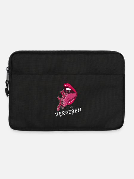 Verliebt - Laptoptasche 13" - Schwarz