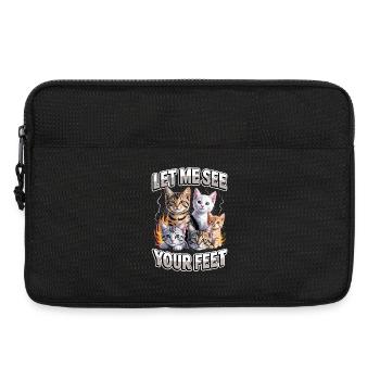 Ich Liebe Füße Let Me See Your Feet - Laptoptasche 13" - Schwarz - Vorne