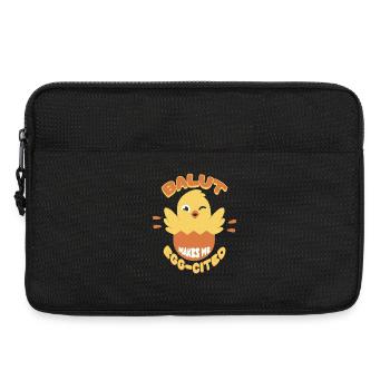 Balut me fait un œuf Cité Philippines - Sacoche pour ordinateur portable 13 pouces - noir - Devant
