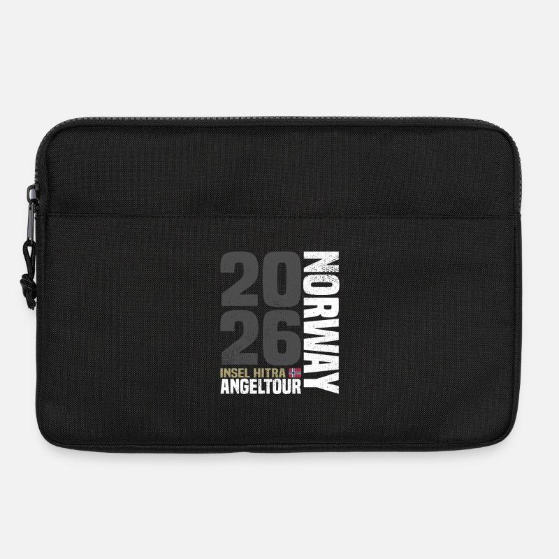 Angeltour Norwegen Hitra - Laptoptasche 13" - Schwarz