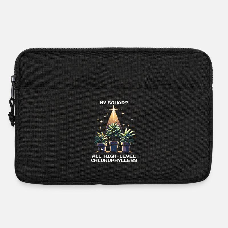 High-Level Chlorophyllers | Pflanzen Squad Spruch - Laptoptasche 13" - Schwarz