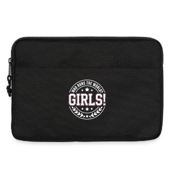 Women Power Who Runs The World Girls Power Girl - Laptop bag 13" - black - Front