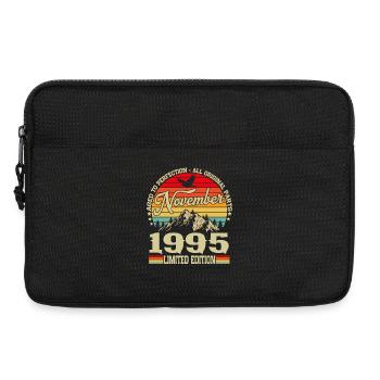 Vintage November 1995 Jahrgang Retro Geburtstag - Laptoptasche 13" - Schwarz - Vorne