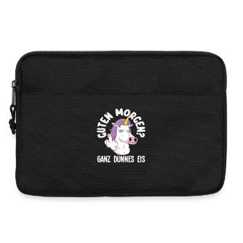 Bonjour Glace licorne très fine - Sacoche pour ordinateur portable 13 pouces - noir - Devant
