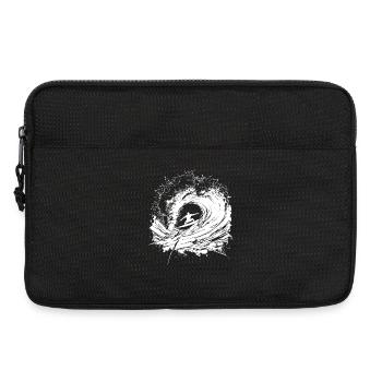 Energetic Surfing Art Surfer - Laptop bag 13" - black - Front