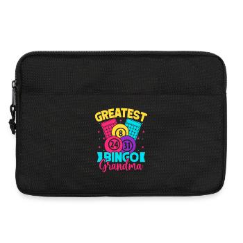 Jeu de bingo Greatest Grandma Bingo - Sacoche pour ordinateur portable 13 pouces - noir - Devant