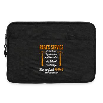 Dad's Service Repairs 24h / Funny Humor - Laptop bag 13" - black - Front