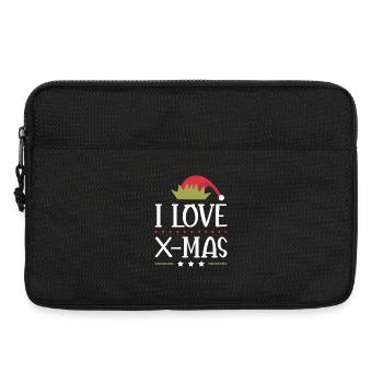 I love Xmas Christmas - Laptop bag 13" - black - Front