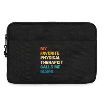 My Favorite Physical Therapist Calls Me Mama - Laptoptasche 13" - Schwarz - Vorne