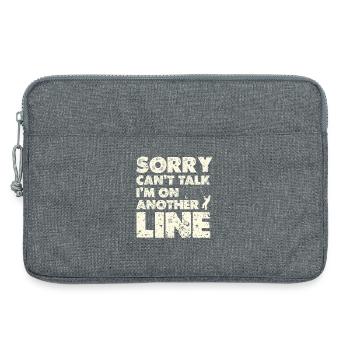 Autre ligne – Chemise Line-Pun - Sacoche pour ordinateur portable 13 pouces - gris chiné - Devant