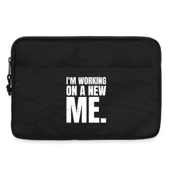 I'm working on a new me - Laptop bag 13" - black - Front