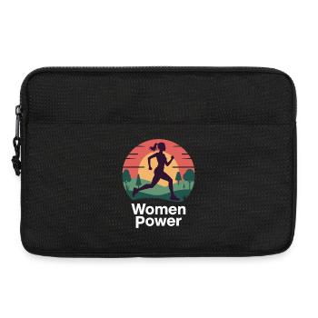 Women Power Run Sunrise - Laptop bag 13" - black - Front
