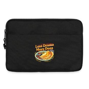 Tamoul Tamilisch Sri Lanka Moins de drame Plus de Dosa - Sacoche pour ordinateur portable 13 pouces - noir - Devant