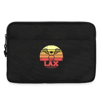 LAX Retro Vintage Lacrosse Sunset Player Style - Laptoptasche 13" - Schwarz - Vorne