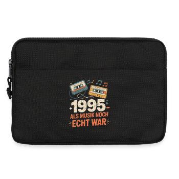 1995 Als Musik Noch Echt War - Laptoptasche 13" - Schwarz - Vorne