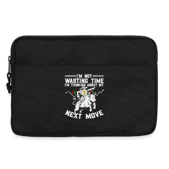 Aktien Börse Handeln Crypto Aktienmarkt Trader - Laptoptasche 13" - Schwarz - Vorne