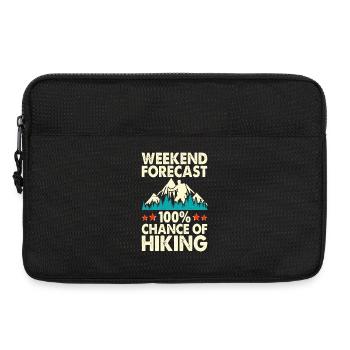 Randonnée Randonneur Alpiniste Cadeau - Sacoche pour ordinateur portable 13 pouces - noir - Devant