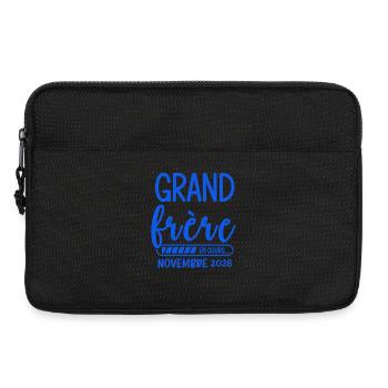 Big Brother November 2026 Schwangerschaftsankündigung Geschenk - Laptoptasche 13" - Schwarz - Vorne