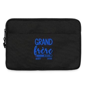 Grand Frère Août 2026 Cadeau Annonce Grossesse - Sacoche pour ordinateur portable 13 pouces - noir - Devant