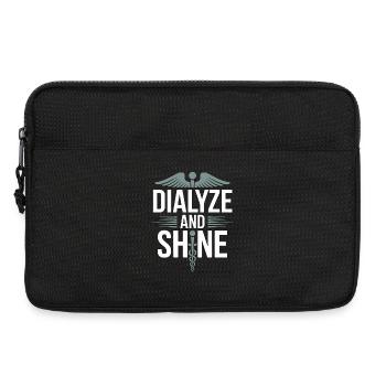 Dialysis Nurse Dialyze And Shine Dialysis Worker - Laptop bag 13" - black - Front